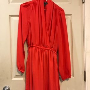 PLUS SIZE Red flowy Dress
